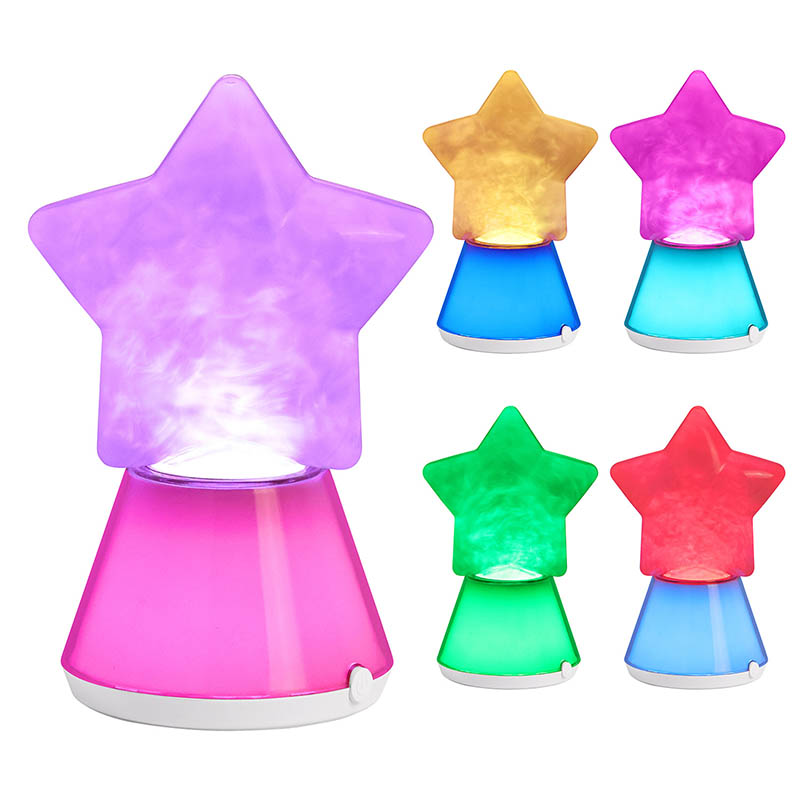 Star Shade နှင့်အတူအထူထပ် RGB ညအလင်းရောင်