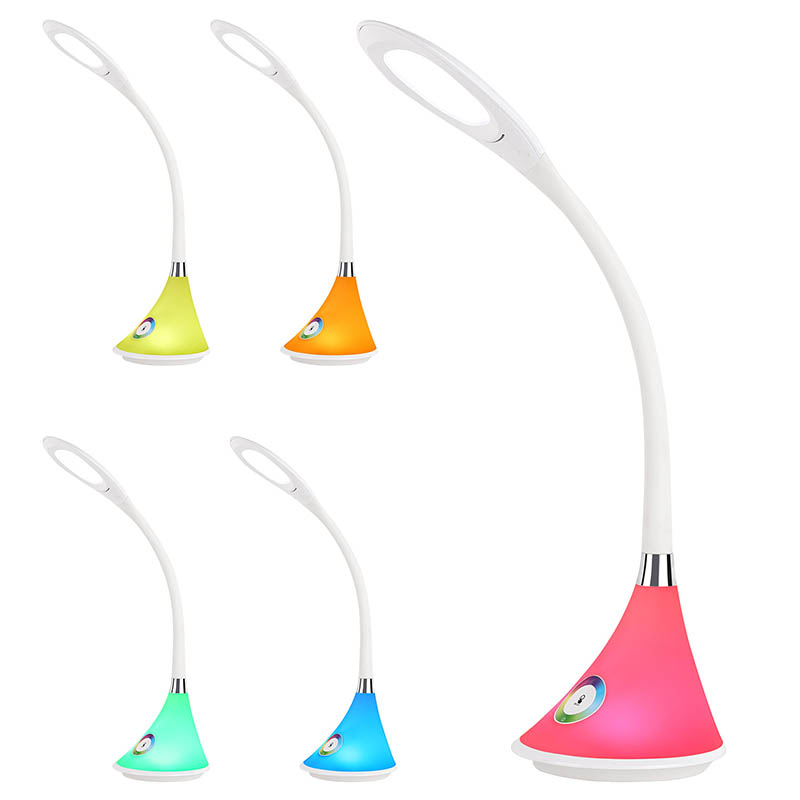 RGB အခြေစိုက်စခန်းနှင့်အတူ Dragonfly Led Desk Lem မီးခွက်