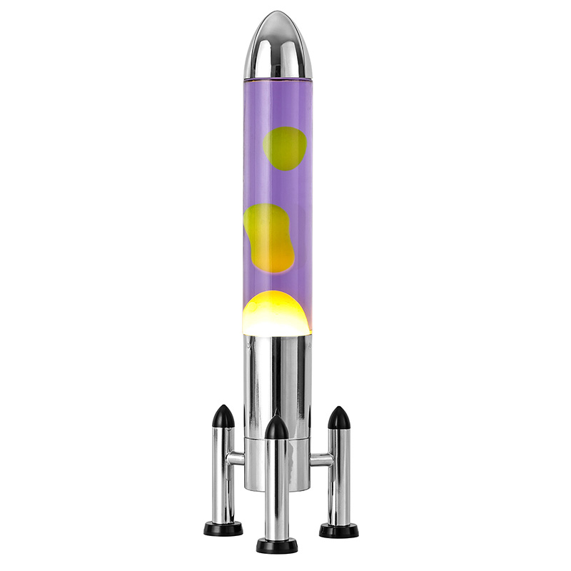 ဒုံးပျံအရိပ်ပါသော LED Lava မီးလုံးကြီး