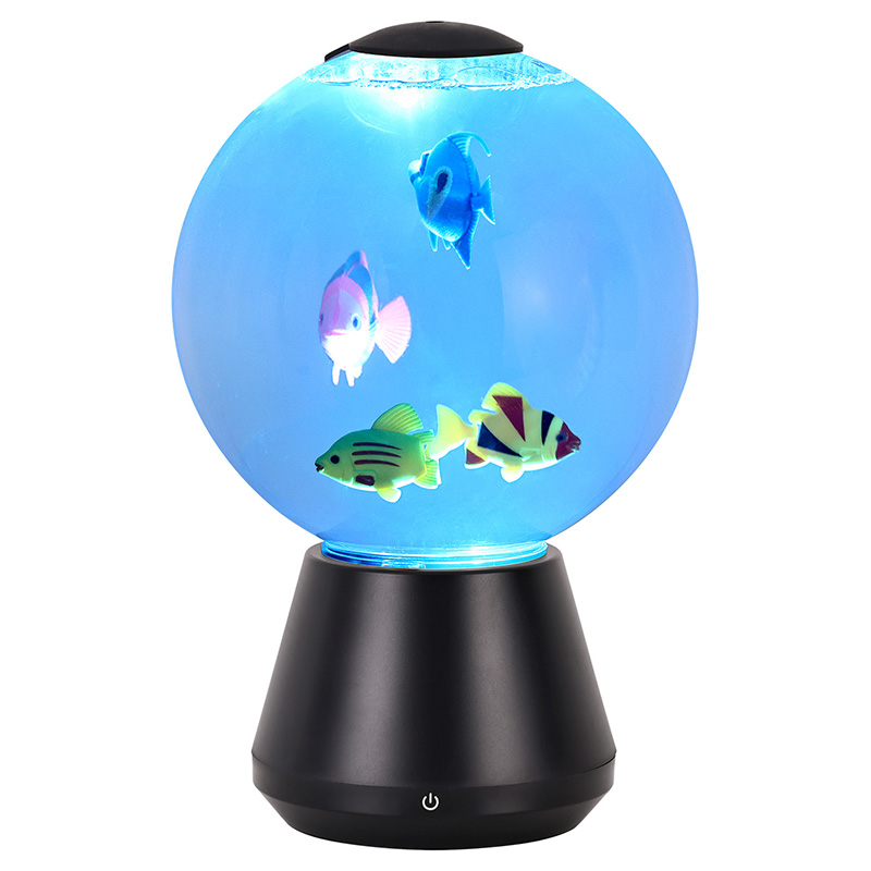 LED လှုပ်ရှားနေသော ငါးကမ္ဘာလုံး မီးအိမ်