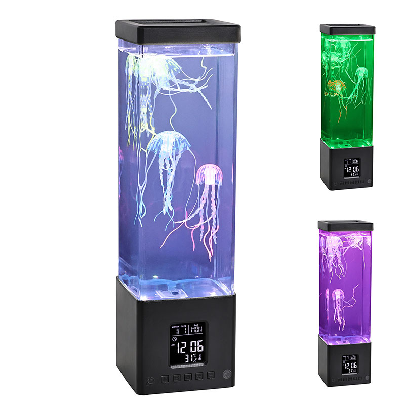 နာရီနှင့်အတူအသစ် Jellyfish မီးအိမ်