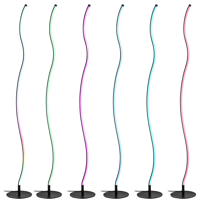 RGB အရောင်သည်ကြမ်းပြင် lamp ကိုပြောင်းလဲစေပါသည်